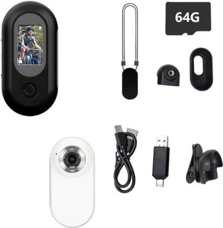 Merkloos Mini-actiecamera (Bodycam) - Zwart review