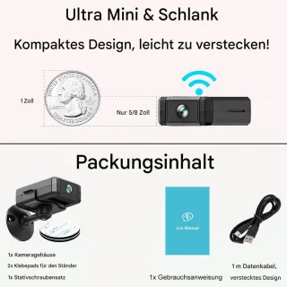 Mini 4K-bewakingscamera