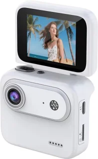 Mini 4K Sport Camera - Action & Vlog Camera - Wit