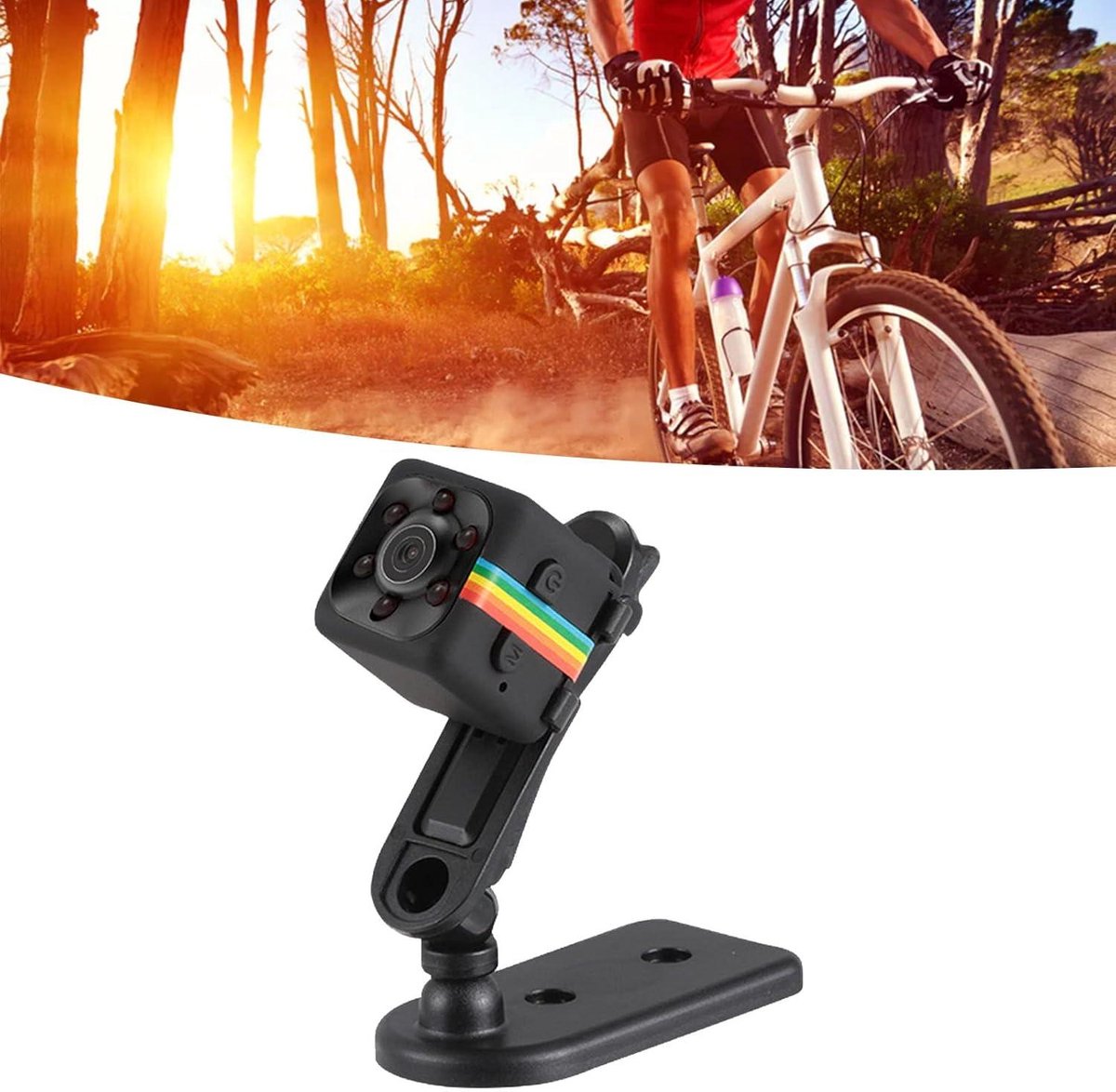 Wat vinden we goed aan de Mini-actiecamera 1080P draagbaar Parkour sportcamera