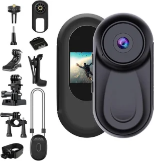 Mini actiecamera zwart