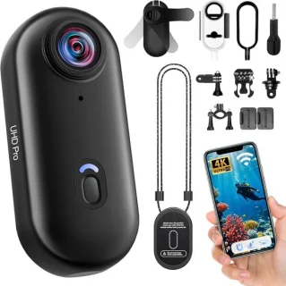 Mini actiecamera - zwart