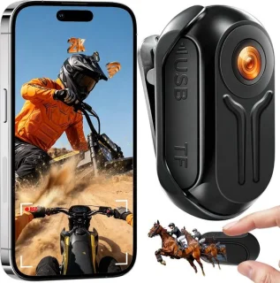 Mini action cam 2k, magnetische bodycam met wifi en 0,85 inch display - ShopVlot