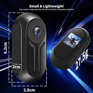 Mini Action Cam - Actiecamera (zwart)