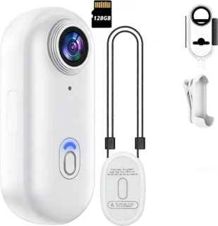 Mini Action Camera 128GB Wit
