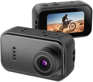 Mini action camera 2K - zwart