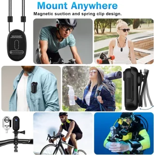 Mini Action Camera - Bodycamera Zwart