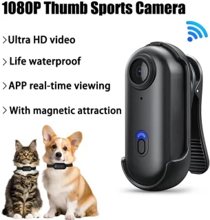 Mini Action Camera - Bodycamera Zwart
