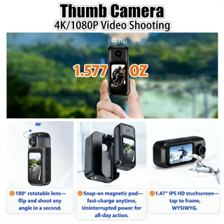Wat vinden we goed aan de Mini Action Vlog Camera