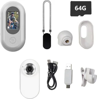 De Mini actioncamera - Bodycam - Wit in één oogopslag
