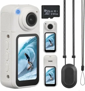 Mini Bodycam Draagbare Bodycamera (Wit)