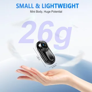 Mini bodycamera 1080P vlogcamera - zwart