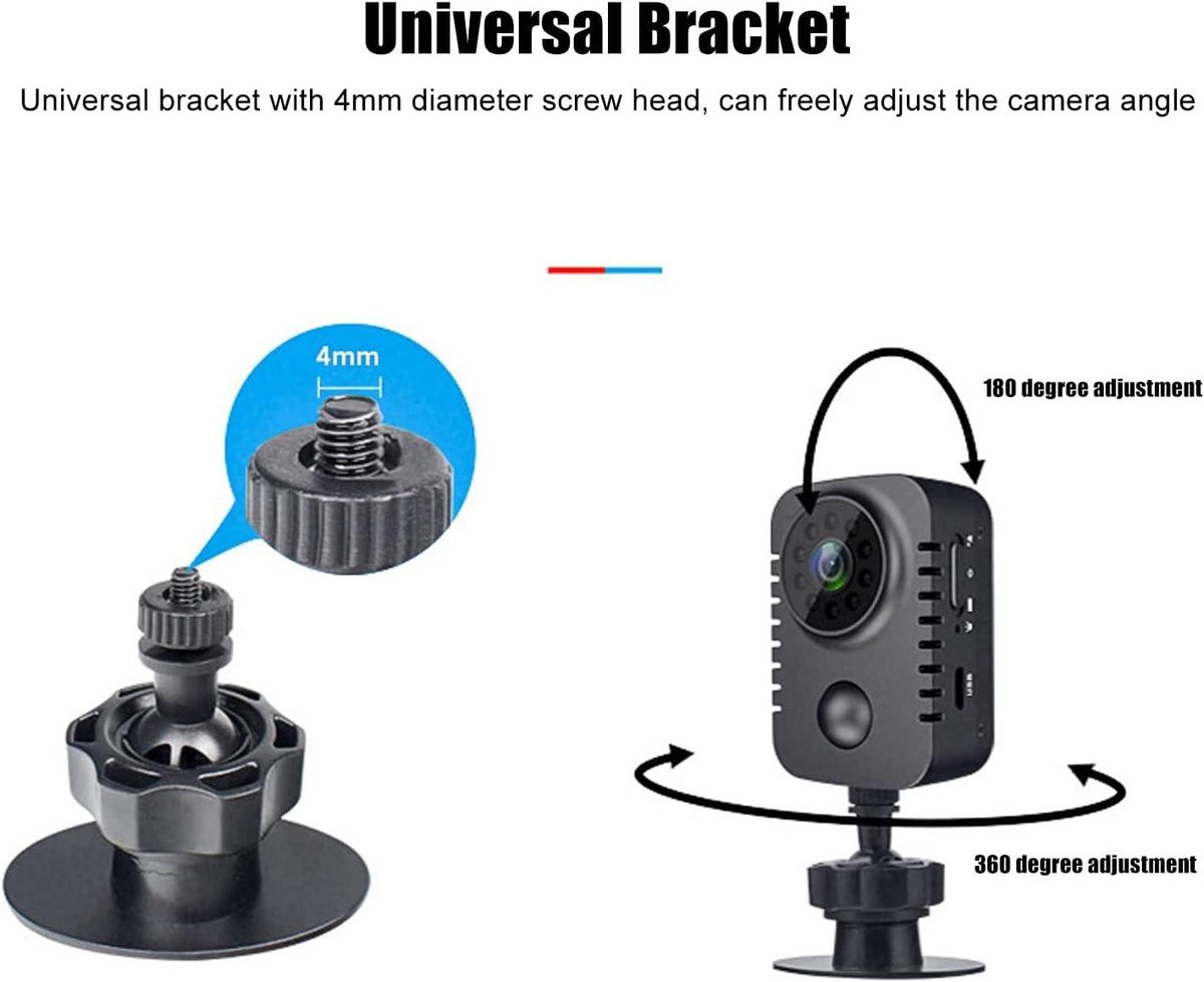 Mini Camera 1080P HD met Achterklem