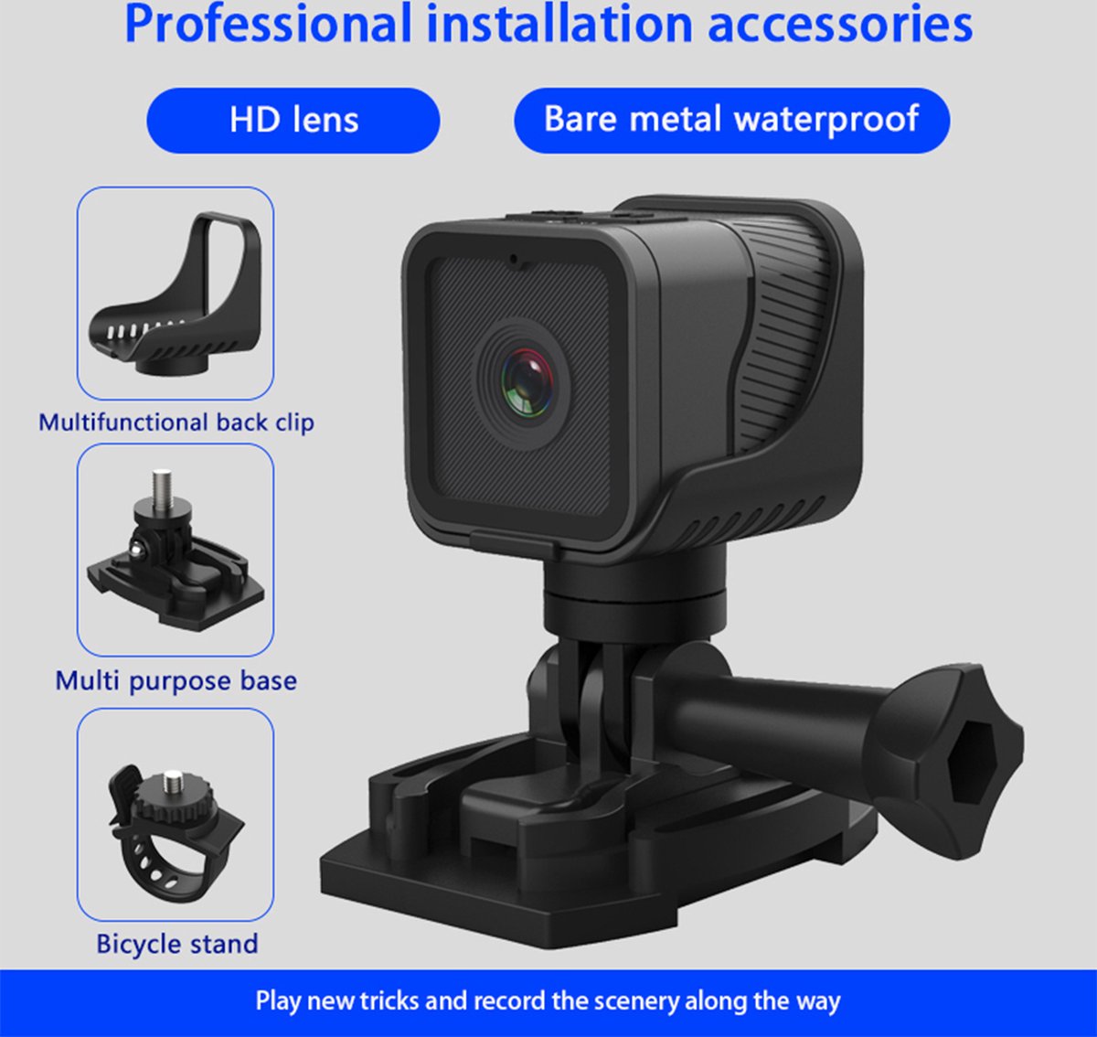 Mini Camera 1080P WiFi Waterdichte Actiecamera