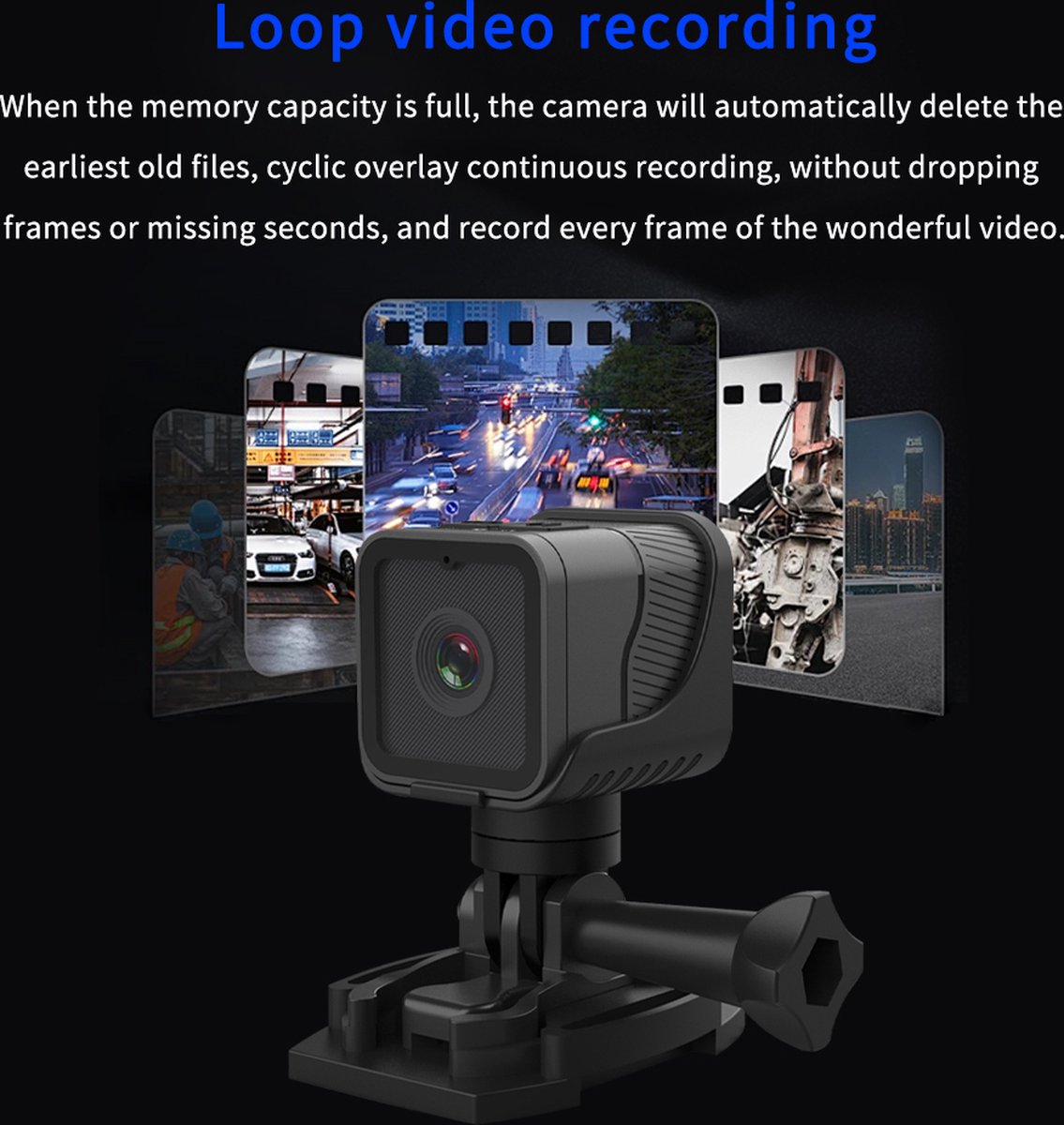 Mini Camera 1080P WiFi Waterdichte Actiecamera