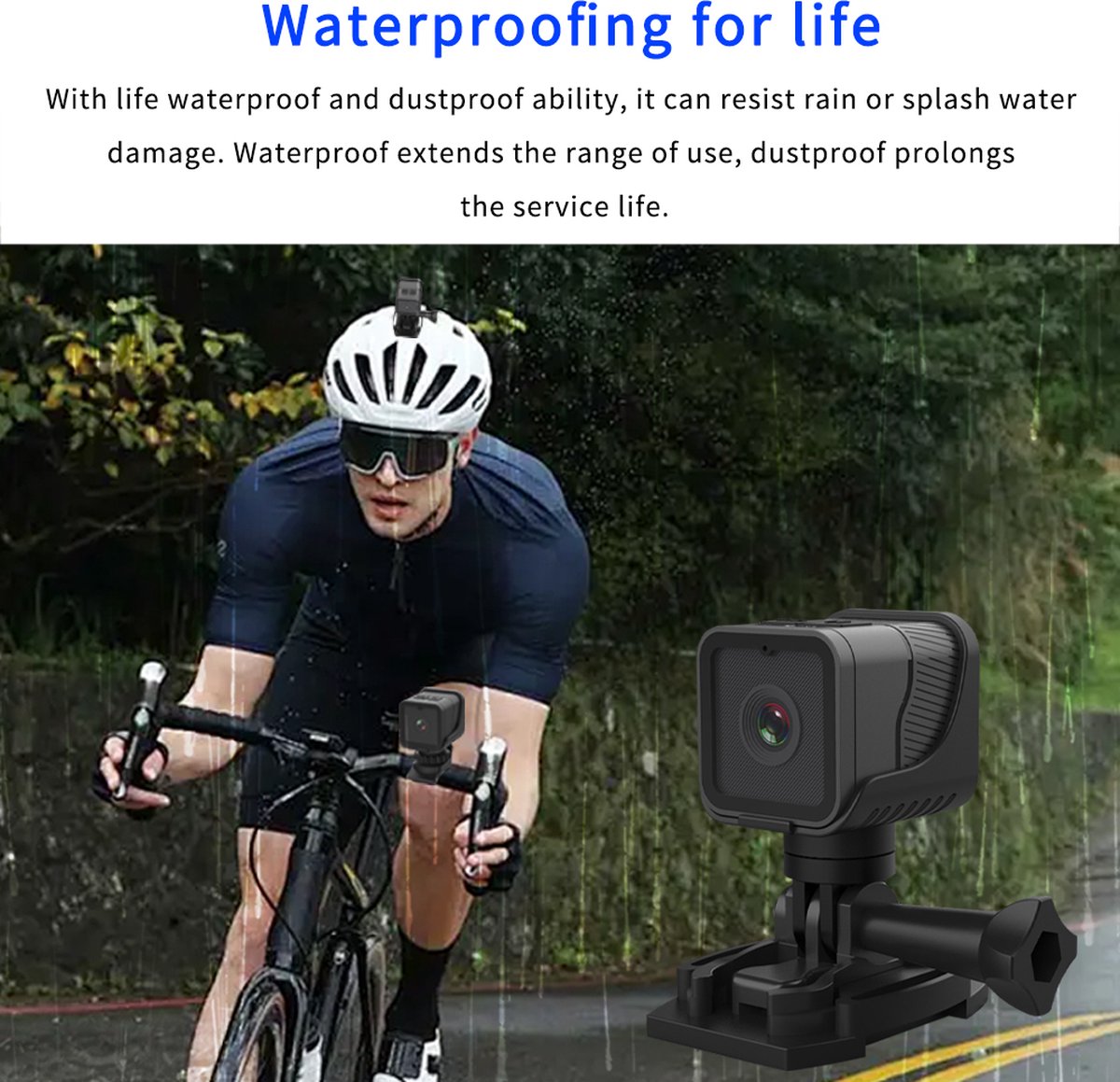 Mini Camera 1080P WiFi Waterdichte Actiecamera