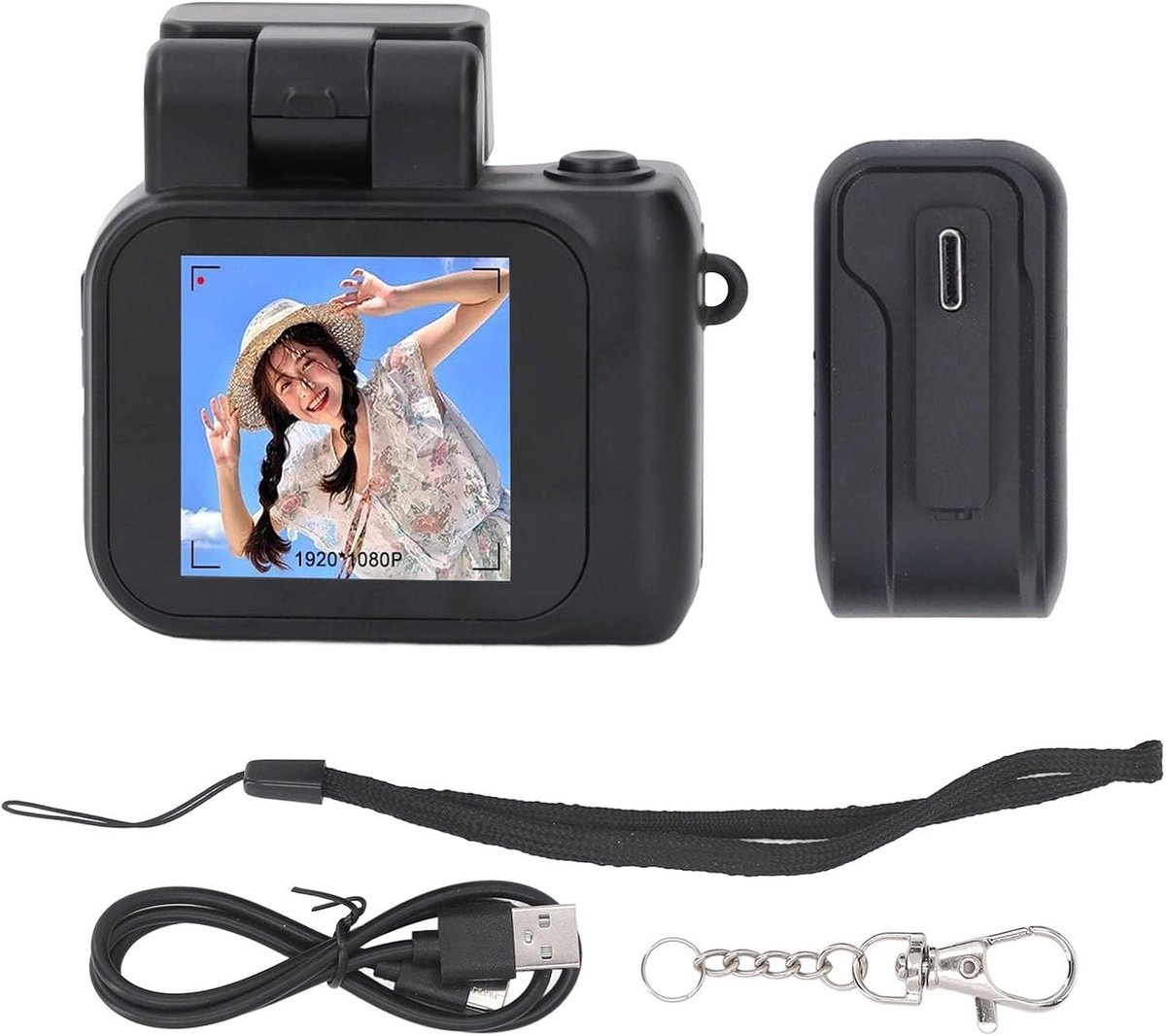Mini Digital Camera Keychain 1080P HD Micro DV Camcorder