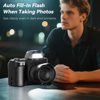 Mini digitale sleutelhangercamera (retro)