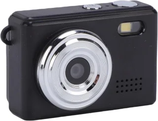 Mini keychain camera videorecorder 1080p hd compact met kleurenscherm, 2mp, 200mah, voor kinderen en tieners (zwart)