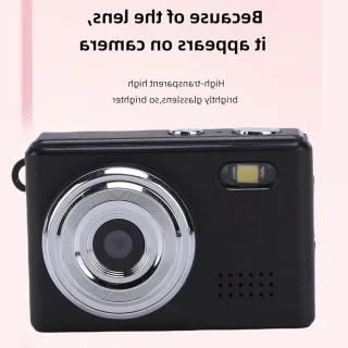 Mini keychain camera videorecorder 1080p hd compact met kleurenscherm, 2mp, 200mah, voor kinderen en tieners (zwart)