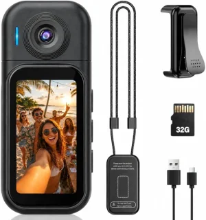 Mini-sportcamera 1080p met draaibare lens - ShopVlot