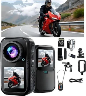 Mini sportcamera actiecamera 5K 128GB