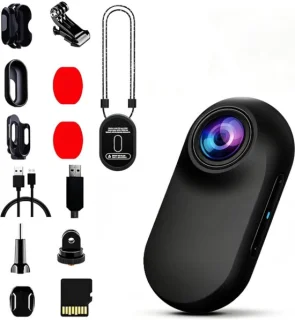 Mini-sportcamera grafietzwart 32 GB