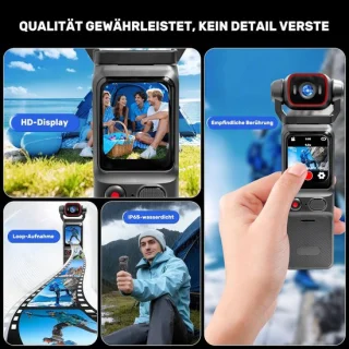 Mini vlogcamera zwart