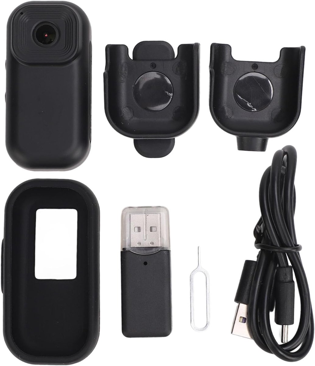 MKSS® Bodycam Action Cam 180º Zwart