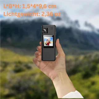 MKSS® Bodycam - Actioncam Zwart