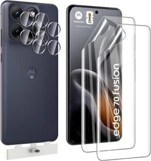 Moto Edge 70 Fusion beschermfolie met camera-film - 4 stuks - ShopVlot