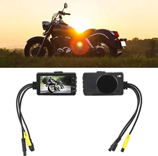 Motorcycle Dual-Lens Dash Cam DVR