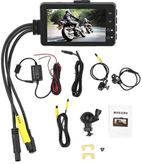 Motorcycle Dual-Lens Dash Cam DVR