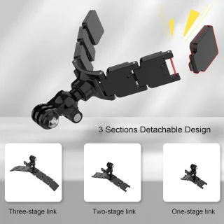 Motorcycle helmet chin holder for action camera - ShopVlot
