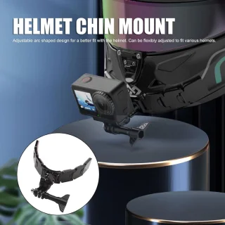 Motorcycle helmet chin holder for action camera - ShopVlot