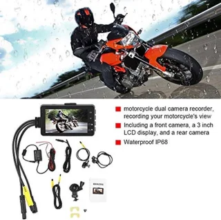 Motorcycle recording camera