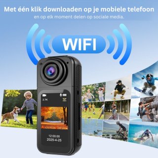 Wat vinden we goed aan de MRKLOOS Bodycam Action Cam Zwart