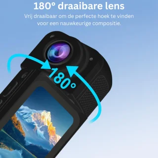 MRKLOOS Bodycam Action Cam Zwart