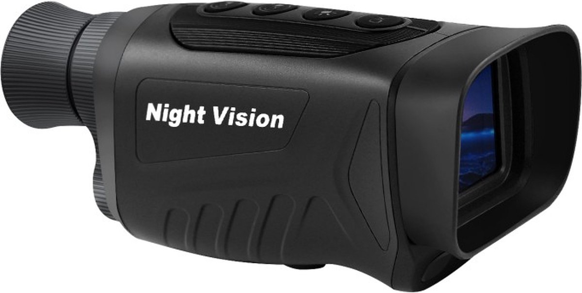 Nachtkijker met infrarood 2 Inch scherm 6x optische zoom inclusief beschermhoes en kaartlezer