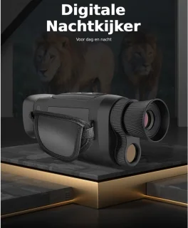 Nachtkijker met infrarood 2 Inch scherm 6x optische zoom inclusief beschermhoes en kaartlezer