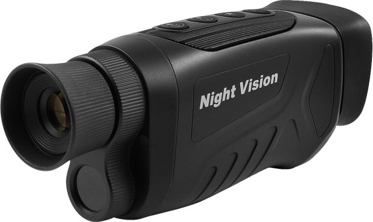Nachtkijker met infrarood 2 Inch scherm 6x optische zoom inclusief beschermhoes en kaartlezer