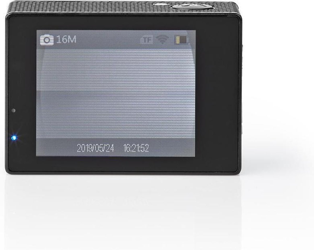Nedis Action Cam 4K 16MP Zwart