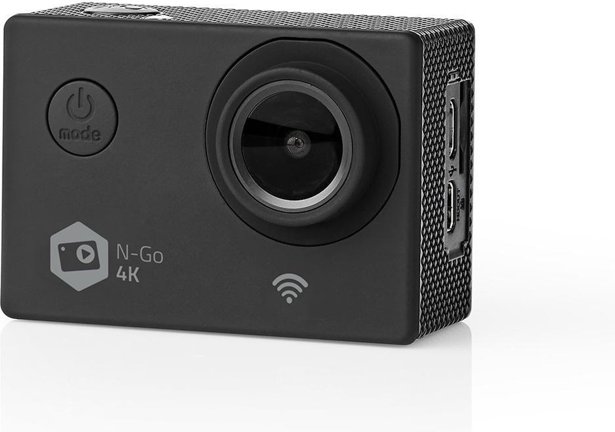 Nedis Action Cam 4K 16MP Zwart