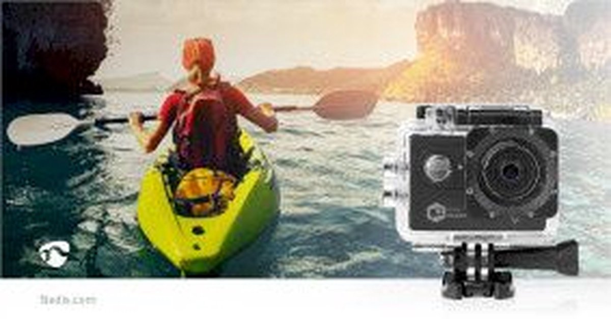 Nedis Action Cam 4K 16MP Zwart