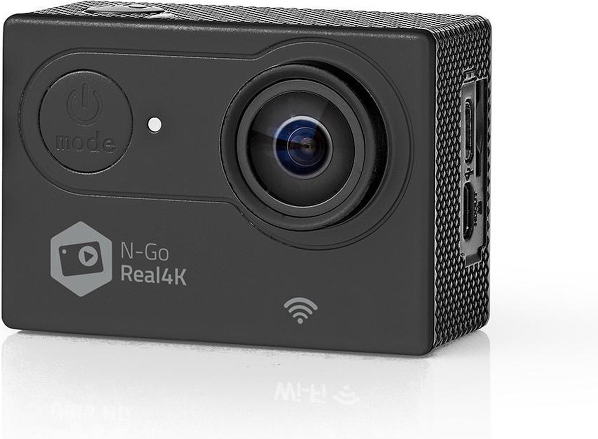 Nedis Action Cam 4K 16MP Zwart
