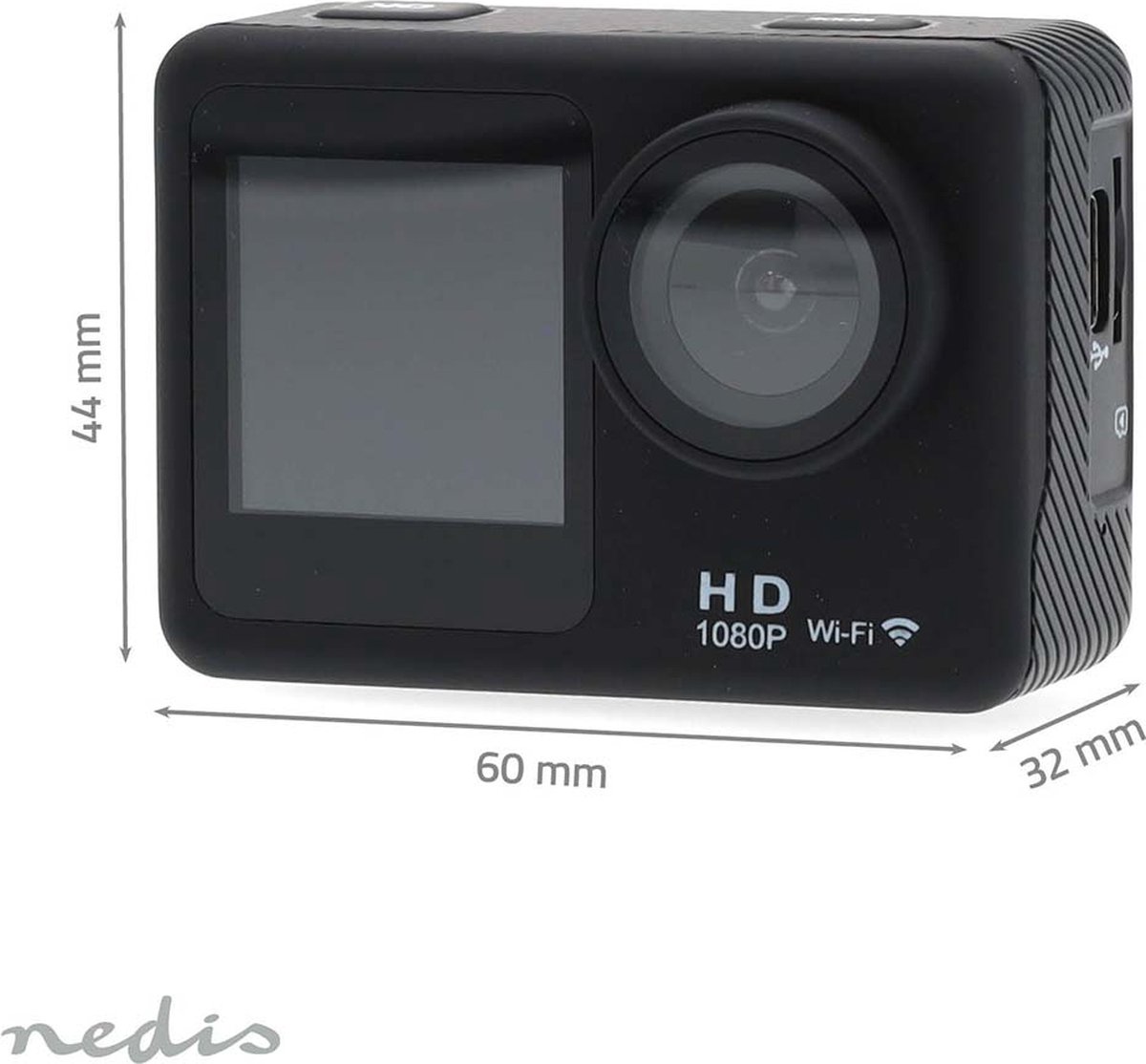 Nedis Action Camera 1080P 12MP Wi-Fi