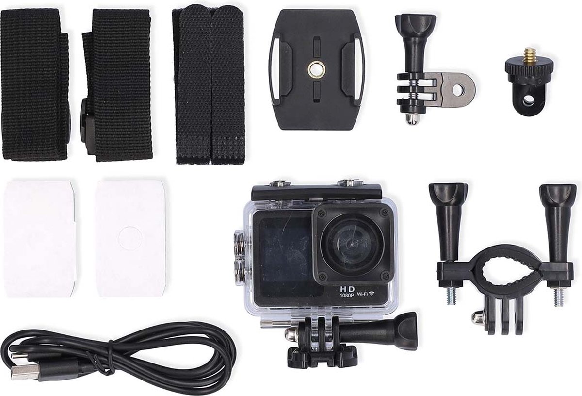 Nedis Action Camera 1080P 12MP Wi-Fi