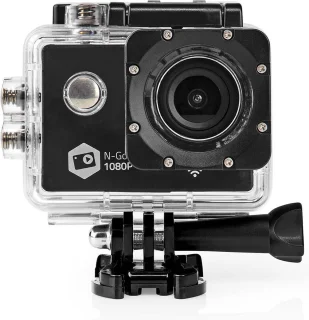 Nedis Action Camera 1080p 12MP WiFi Waterdicht 30M