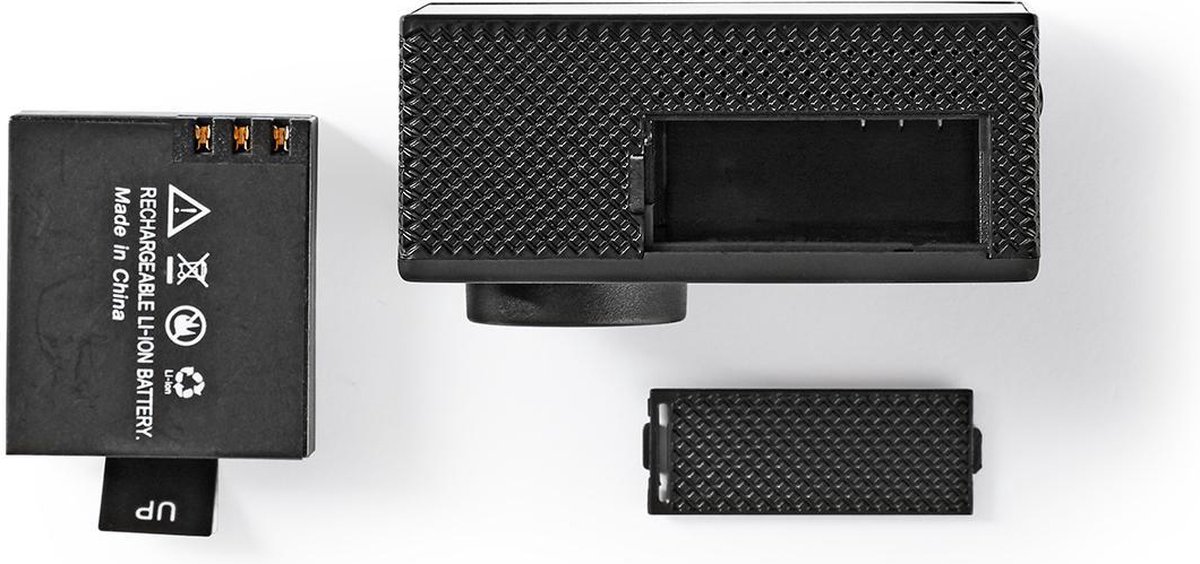 Nedis Action Camera 1080p 12MP WiFi Waterdicht 30M