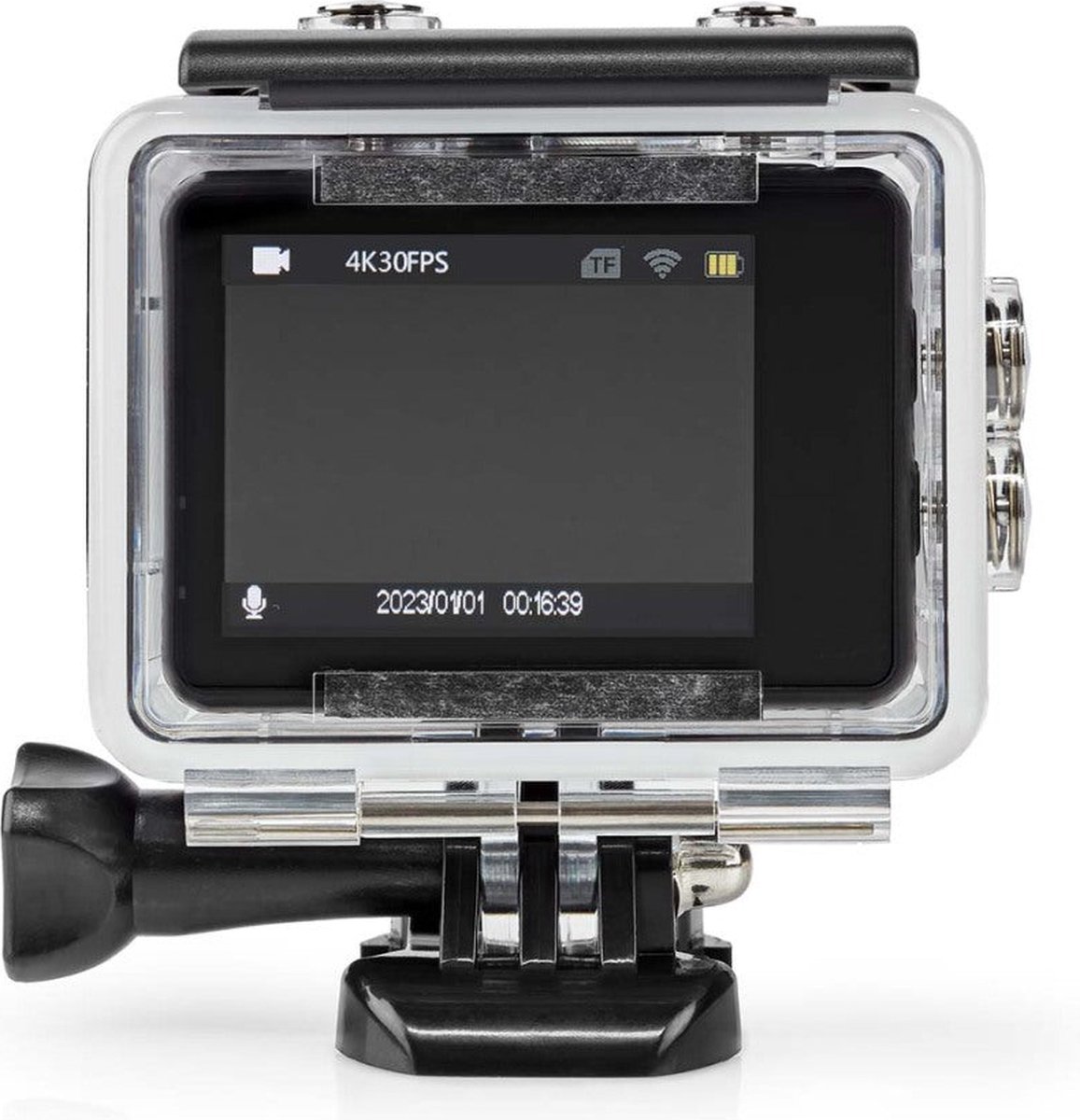 Nedis Action Camera 4K 16MP Dual Screen WiFi